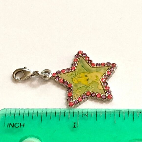 Vintage Disney Tinker Bell Tinkerbell Charm Disneyana Fairy Purse Zipper Pull - Picture 4 of 6